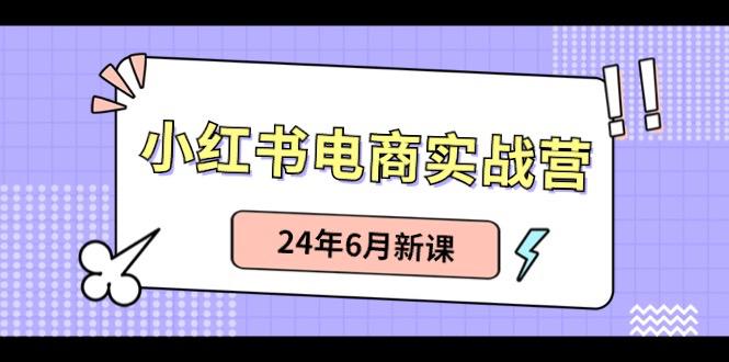 图片[1]-小红书电商实战营：小红书笔记带货和无人直播，24年6月新课-阿灿说钱