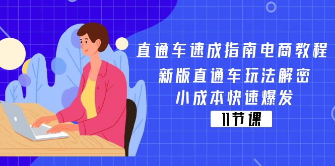 图片[1]-直通车 速成指南电商教程：新版直通车玩法解密，小成本快速爆发（11节）-阿灿说钱